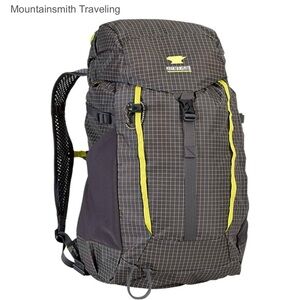 MountainSmith Gray and Yellow Backpack